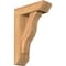 Ekena Millwork Funston Slat Smooth Bracket w/ Offset Brace, Western Red Cedar, 5 1/2"W x 16"D x 24"H BKT0604X16X24FST06SWR - alternate 1